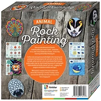 Hinkler DIY Animal Rock Painting Box Set