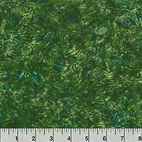 Robert Kaufman Meadow Green Brush Strokes Cotton Fabric