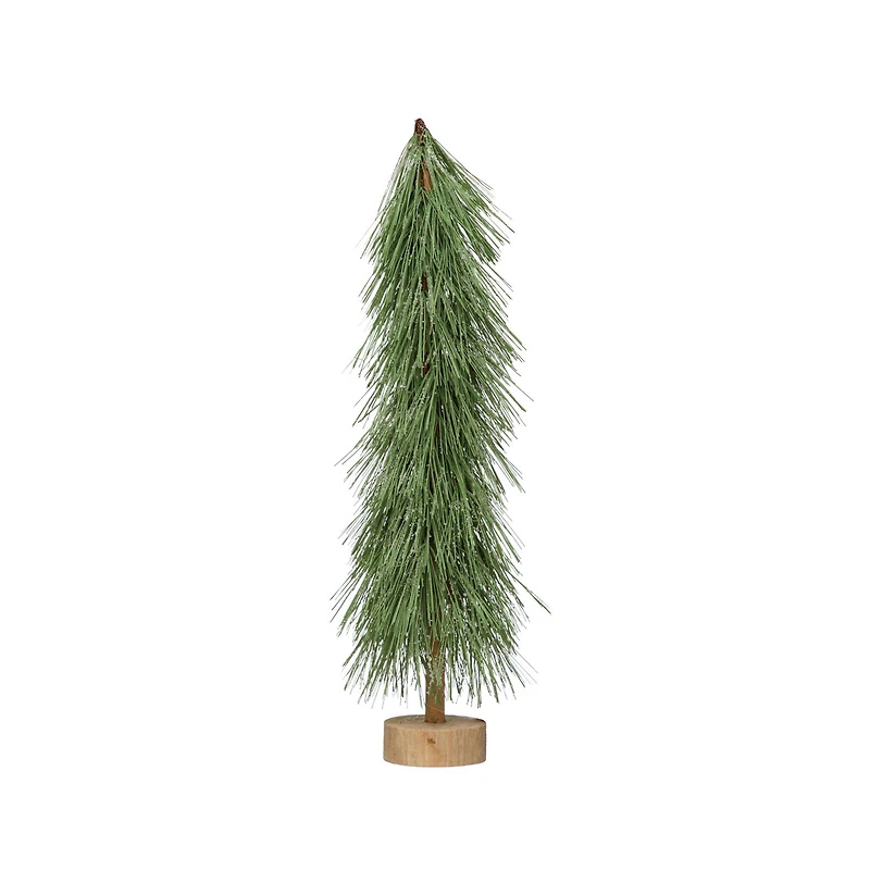 Hello Honey® 21" Green Plastic Tree with Wood Base