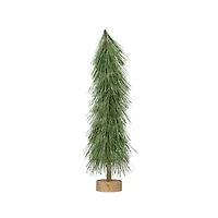 Hello Honey® 21" Green Plastic Tree with Wood Base