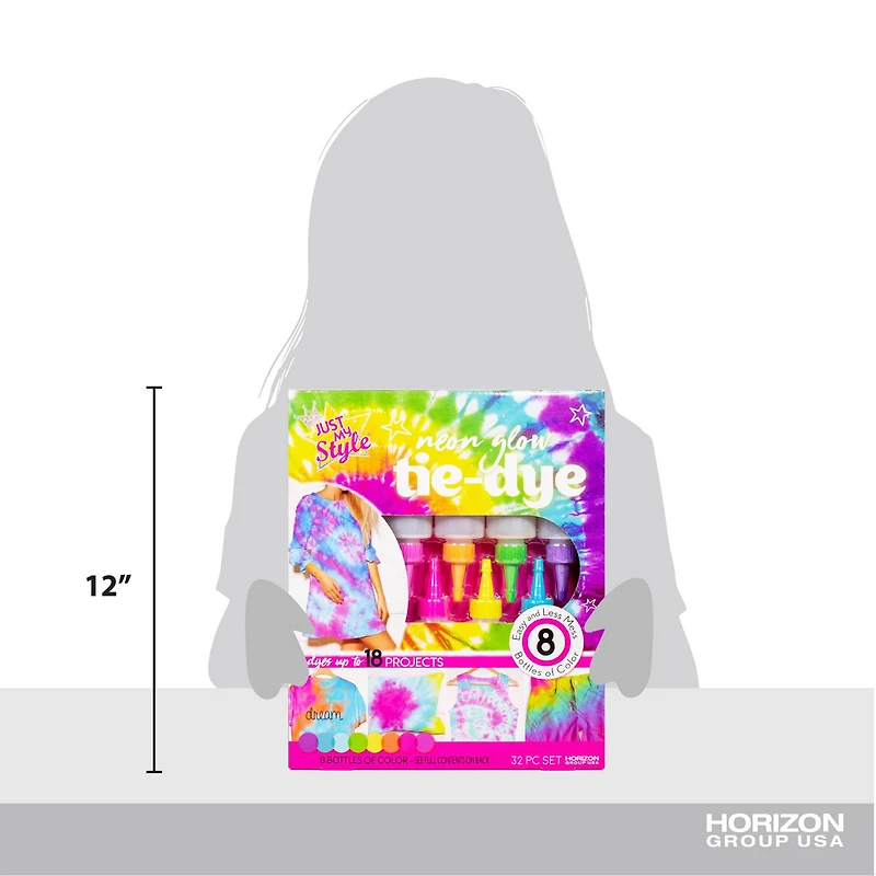 Just My Style® Neon Glow Tie-Dye Box