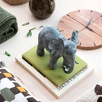 Hello Honey® Natural & Black Round Acacia Wood Wall Clock