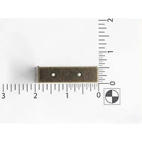 Dritz Home® Small Antique Brass Campaign Textured Right Angles, 4ct.