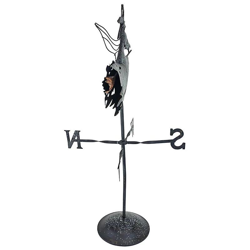 Design Toscano 23.5" Bewitched Wicked Witch Tabletop Metal Weathervane