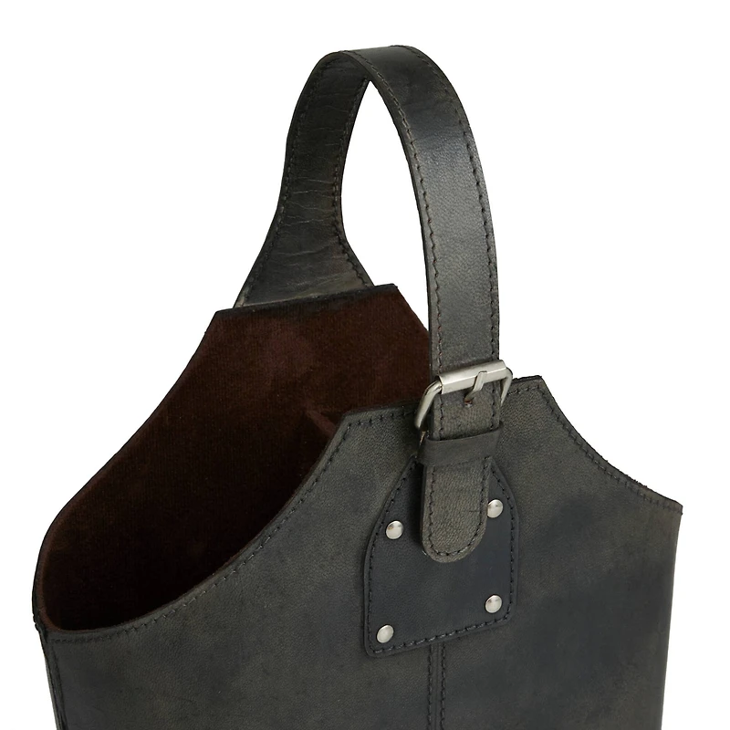 Blue Modern Wine Holder, 10" x 6" x 13"