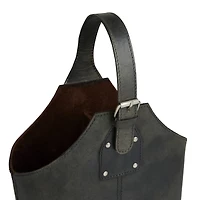 Blue Modern Wine Holder, 10" x 6" x 13"