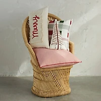 Hello Honey® Red & Green Plaid Pillow