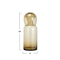 Hello Honey® Glowing Amber Glass Carafe Set