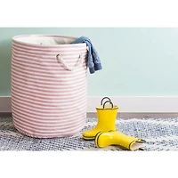DII® 20" Pinstripe Woven Paper Storage Bin