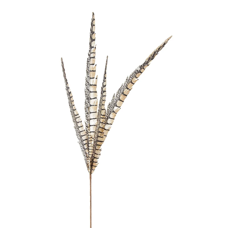 29" Faux Pheasant Feather Picks, 12ct.