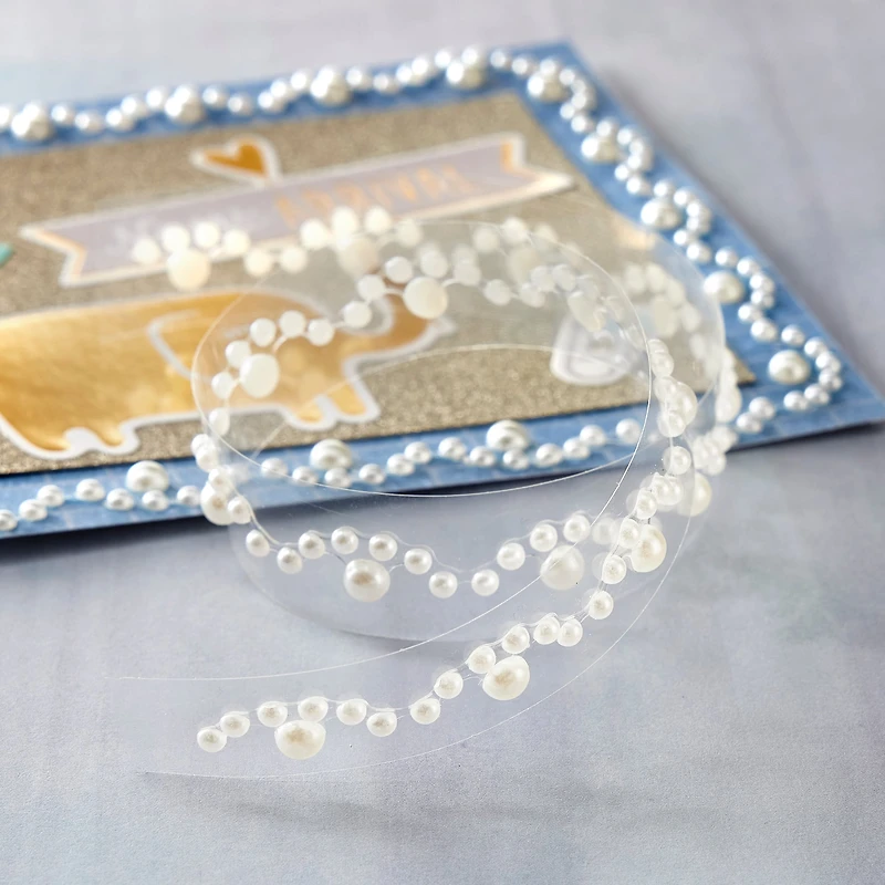 12 Pack: Pearl Eyelet Adhesives by Recollections™ Bling on a Roll™