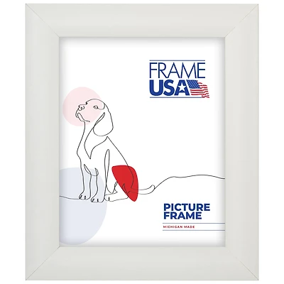 Frame USA Corporate Rounded White Single Image Picture Frame