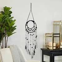 Black Metal Bohemian Wall Decor, 55" x 12"