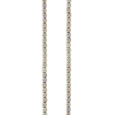 Silver Metal Small Cube Beads, 4mm by Bead Landing™