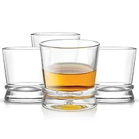 JoyJolt® Afina Crystal Whiskey Glasses, 4ct.