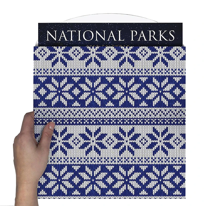 TF Publishing Snowflakes Calendar Wrap, 12" x 12"