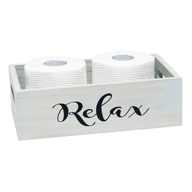 Elegant Designs Gray Wash Towel Holder