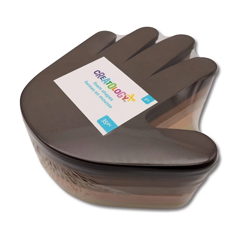 6.5" Natural Hand Foam Shapes, 35ct. by Creatology™