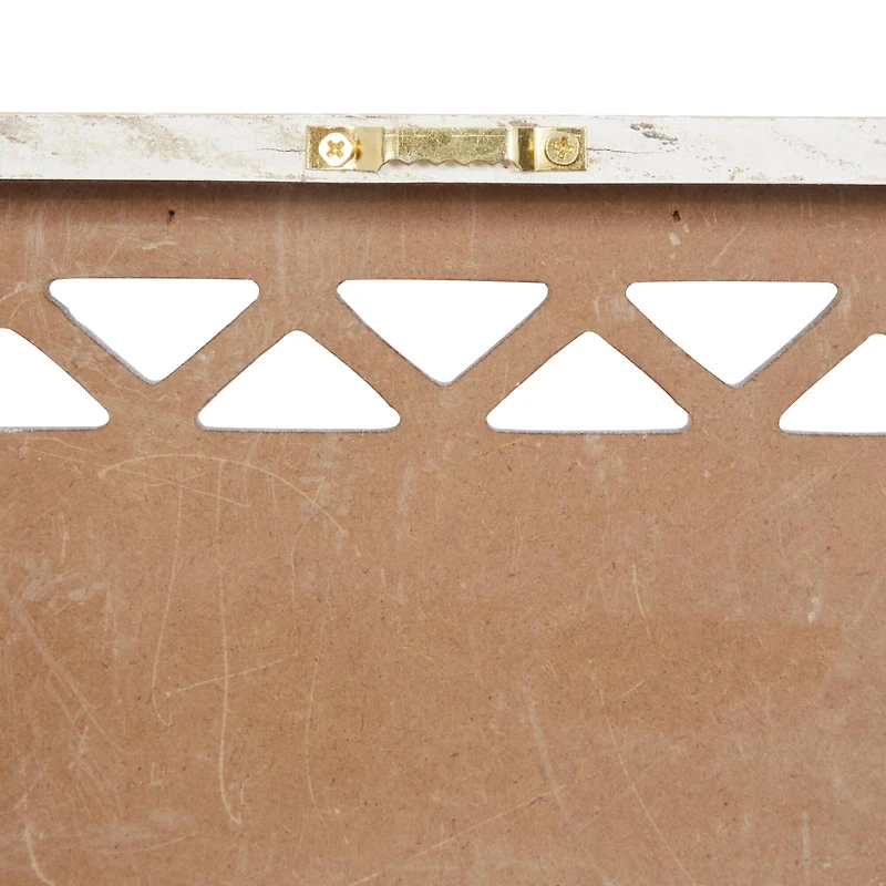 Set of 2 Beige Wood Farmhouse Sign Wall Decor, 12.25" x 7"