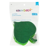 Green Leaf Felt Shapes, 15ct. by Creatology™