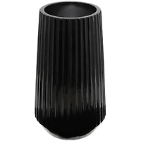 2.5ft. Black Modern Vase