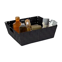Simplify Black Large Storage Shelf Tote Set