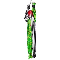 5ft Animated Shaking Clown with Sound Hanging Halloween Decoration