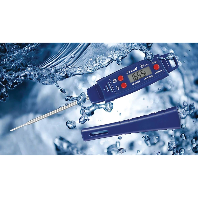 Escali Blue Waterproof Digital Thermometer