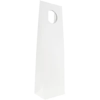 JAM Paper White Heavy Duty Bottle Wine Bag, 3ct.