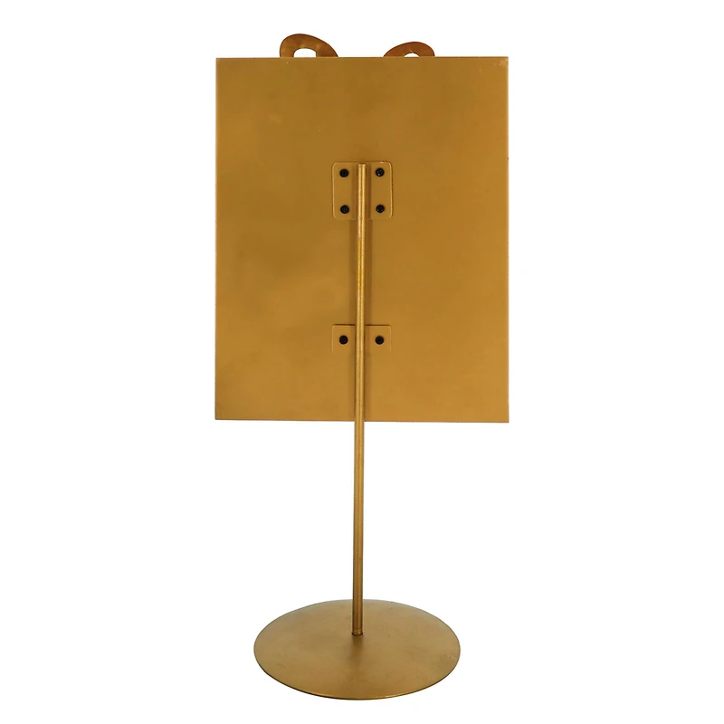 12" Pink & Gold Tabletop Chalkboard Décor by Ashland®