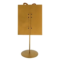 12" Pink & Gold Tabletop Chalkboard Décor by Ashland®