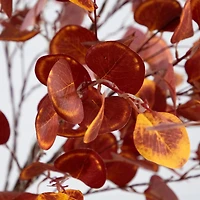 9ft. Pre-Lit Grand Autumn Eucalyptus Artificial Fall Tree with 700 Warm White LED Lights