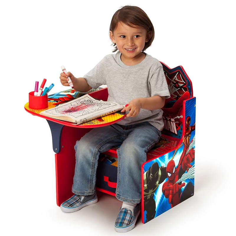 Spider-Man Chair Desk with Storage Bin
