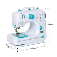 NEX™ Indigo Blue Modern Crafting Sewing Machine with 12 Built-In Stitches
