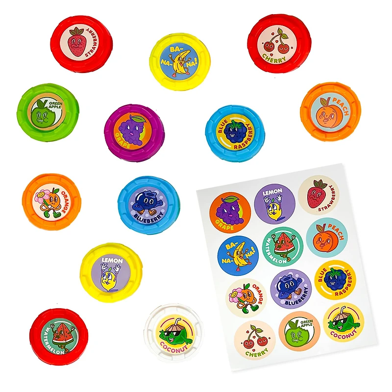 Compound Kings® Butter Scratch n' Sniff Scented Slime & Stickers