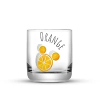 JoyJolt® Disney® 10oz. Mickey Mouse Citrus Short Drinking Glass, 4ct.