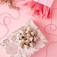 5.75" Gold Glitter Gift Bow By Celebrate It™