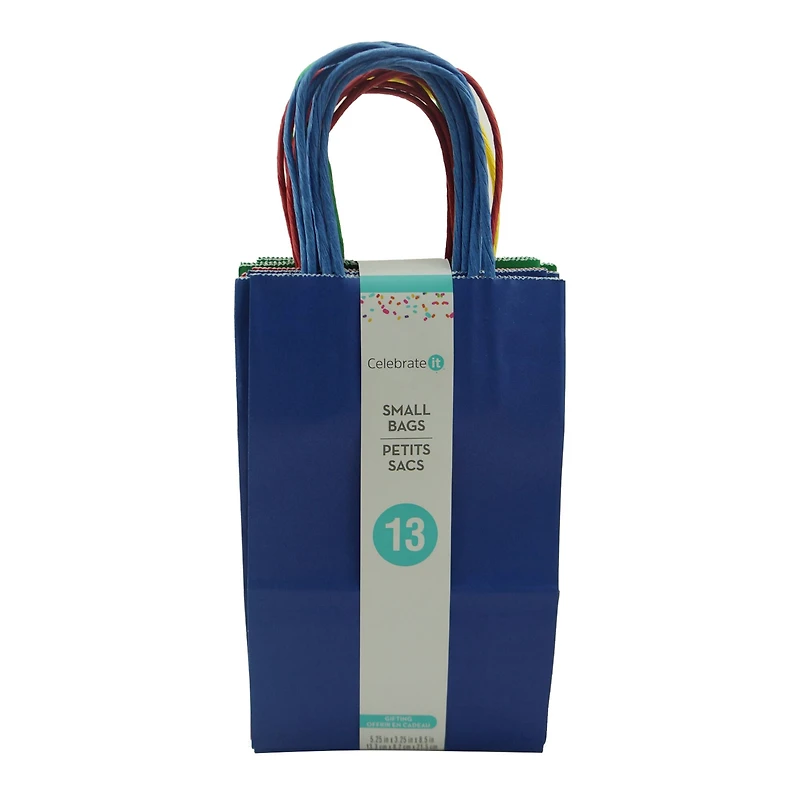 Small Primary Mix Gifting Bags, 13ct. by Celebrate It™