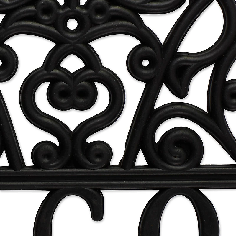 DII® Welcome Scroll Rubber Doormat