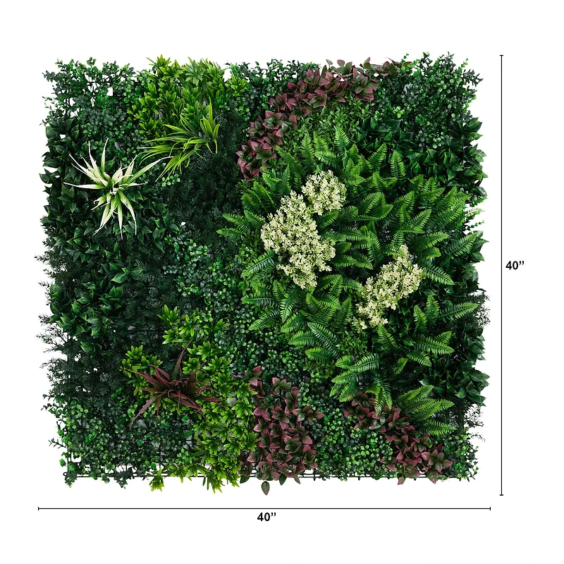 40" Artificial Living Wall Panel