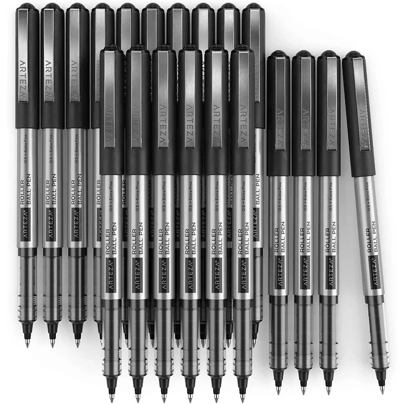 Arteza® 0.5mm Extra Fine Black Roller Ball Pens