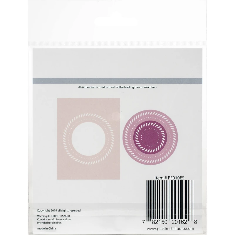 Pinkfresh Studio Essentials Braided Circles Die Set