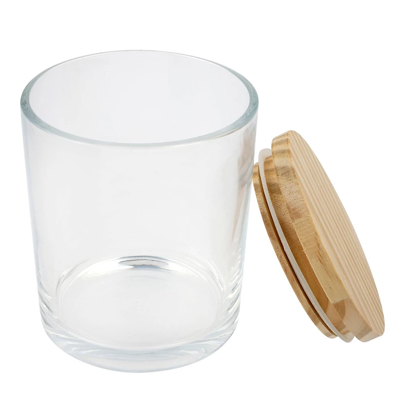 8oz. Clear Candle Jars, 2ct. by Make Market®