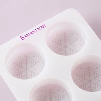 Bramble Berry 4 Cavity Snowflake Silicone Mold