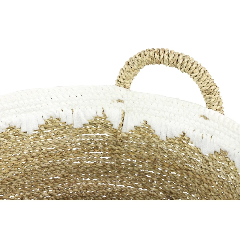 Brown Sea Grass Natural Storage Basket Set
