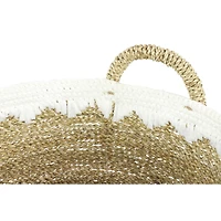 Brown Sea Grass Natural Storage Basket Set