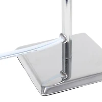 Simple Designs™ 9.5" Mini Chrome Table Lamp with Squared Empire Shade