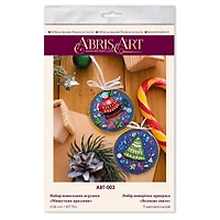 Abris Art Holiday of Bear Bead Embroidery Decoration Kit