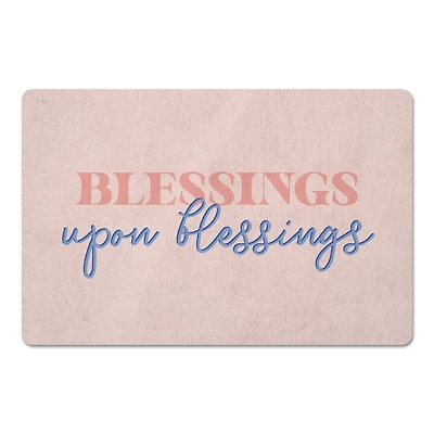 18" x 27" Blessings Upon Blessings Floor Mat