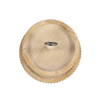 Light Brown Wood Natural 2 Tier Tray Stand